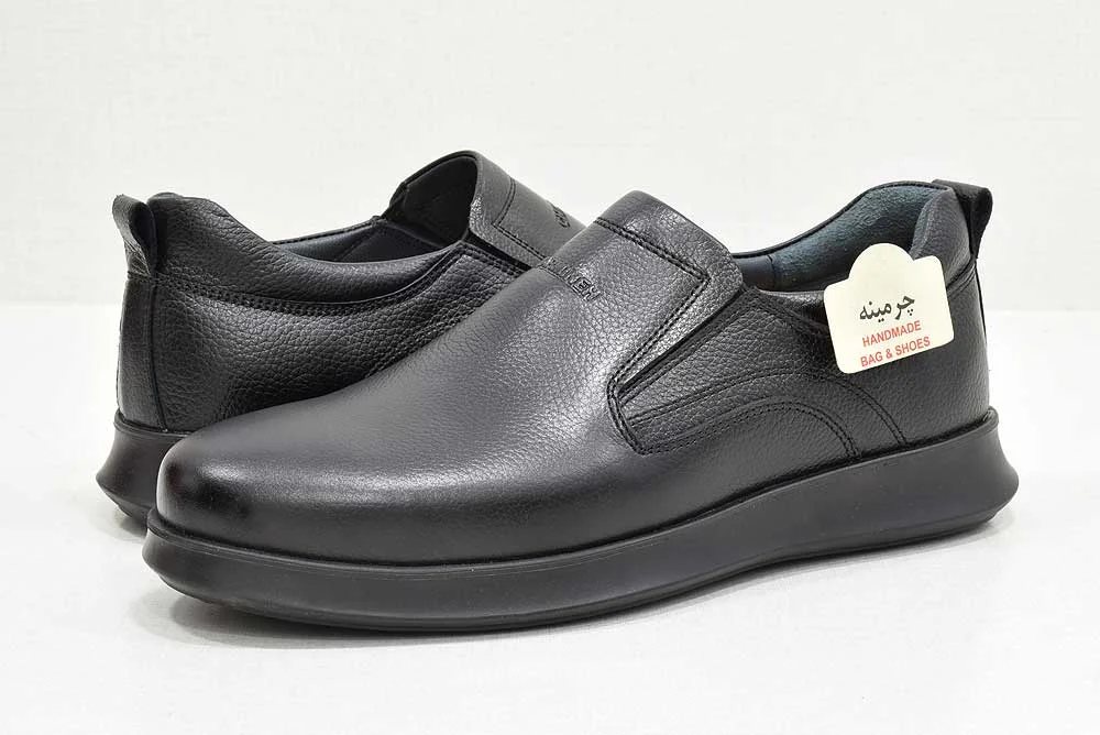کفش طبی مشکی کد 485 m (1) کفش طبی مردانه - image-shoes